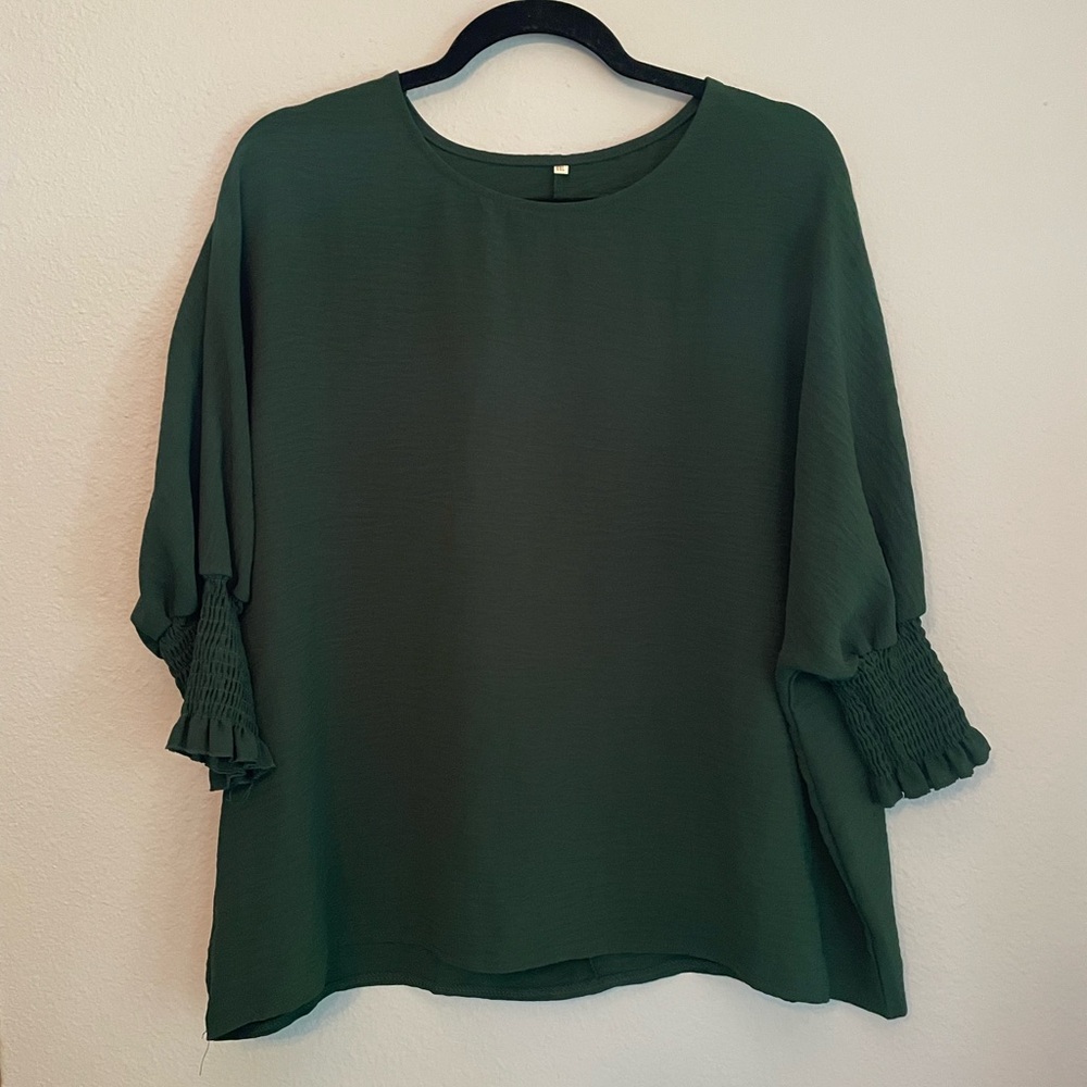 Elegant Green Women's Top